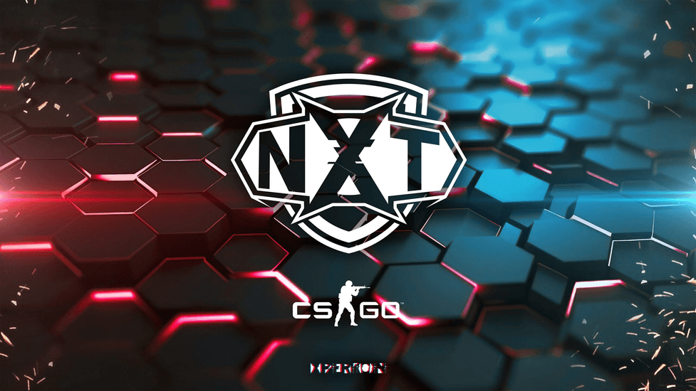 XPERION NXT Logo - unten ist das CS GO Logo zu sehen