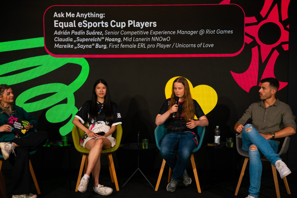 Equal eSports Festival Content Stage Spieler*innen Panel